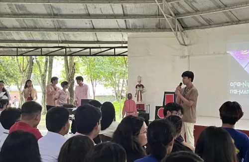 JPAMA officer delivers opening remarks during the program