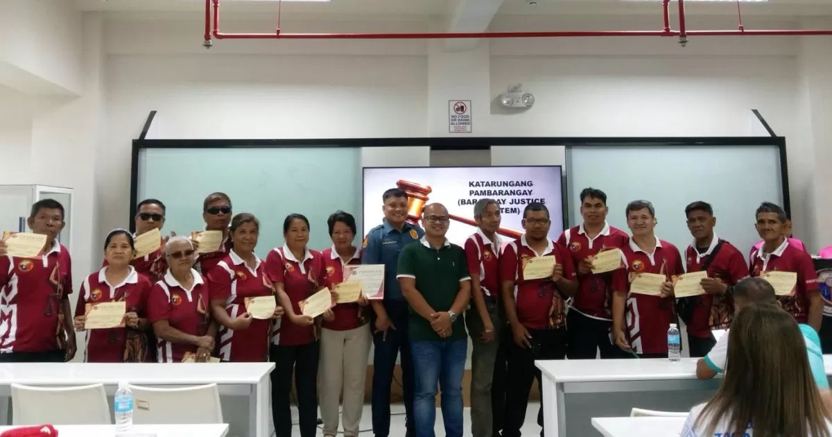 CCJC holds barangay justice seminar for Lupon members and officials
