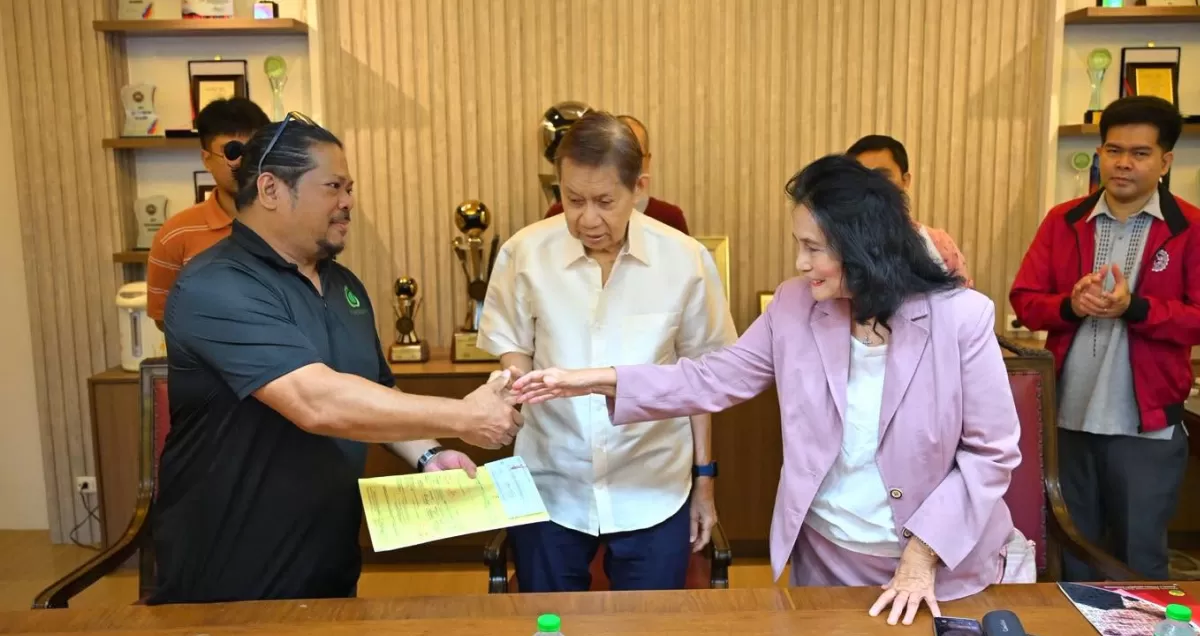 Enverga University partners with Linksports Inc. to renovate gymnasium bleachers, basketball court