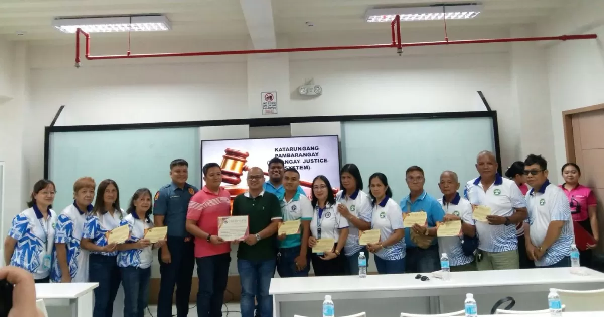 CCJC holds barangay justice seminar for Lupon members and officials