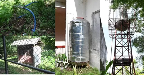 In-ground water tank at the College of International Hospitality and Tourism Management (CIHTM) serves as part of MSEUF’s sustainable water management system