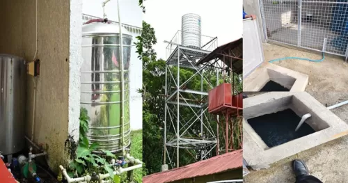 In-ground water tank at the College of Maritime Education enhances the University’s capacity to conserve and efficiently use groundwater resources.