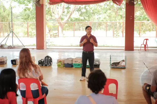 Sir Ken Talabis with the Spay and Neuter Drive debriefing